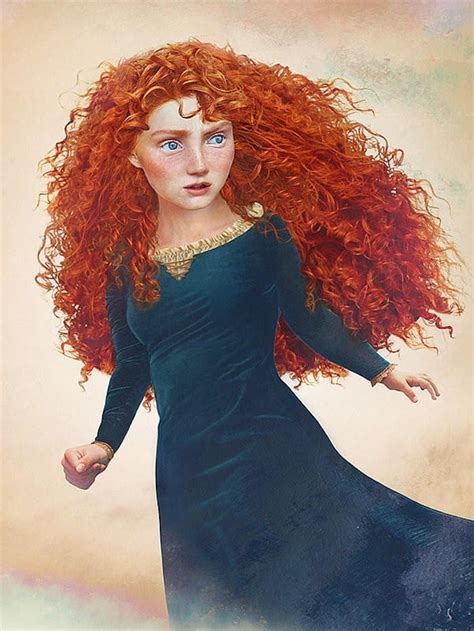 redhead princess disney